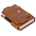 thumbnail image 1 of Business Card Holder Large Capacity Anti-Theft Credit Card Case Wallet With Zipper Gift For Business People Specially, 1 of 8