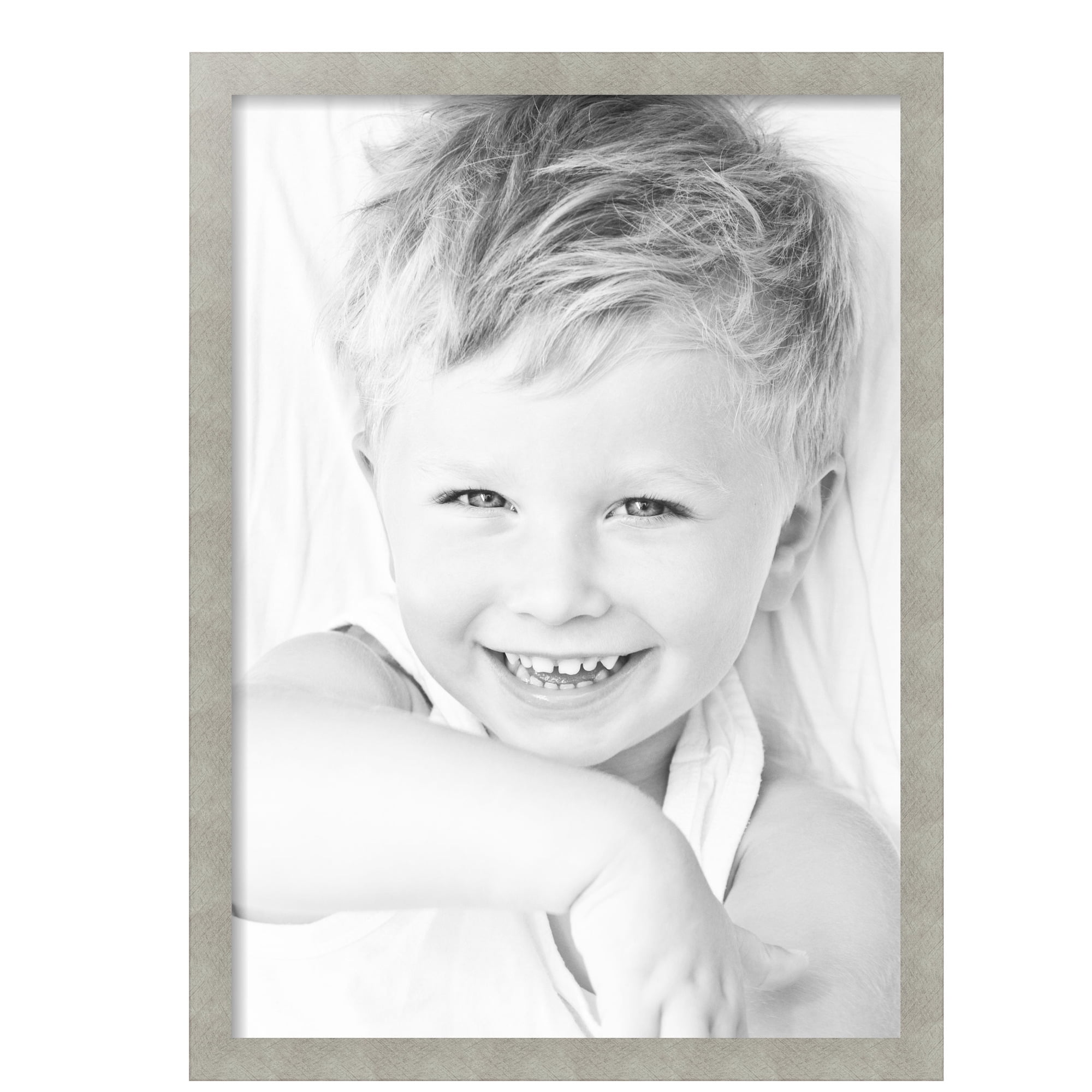 ArtToFrames 20" x 28" Classic Silver Picture Frame, 20x28 inch Gray MDF Poster Frame (WOM-4499), 3 Pack