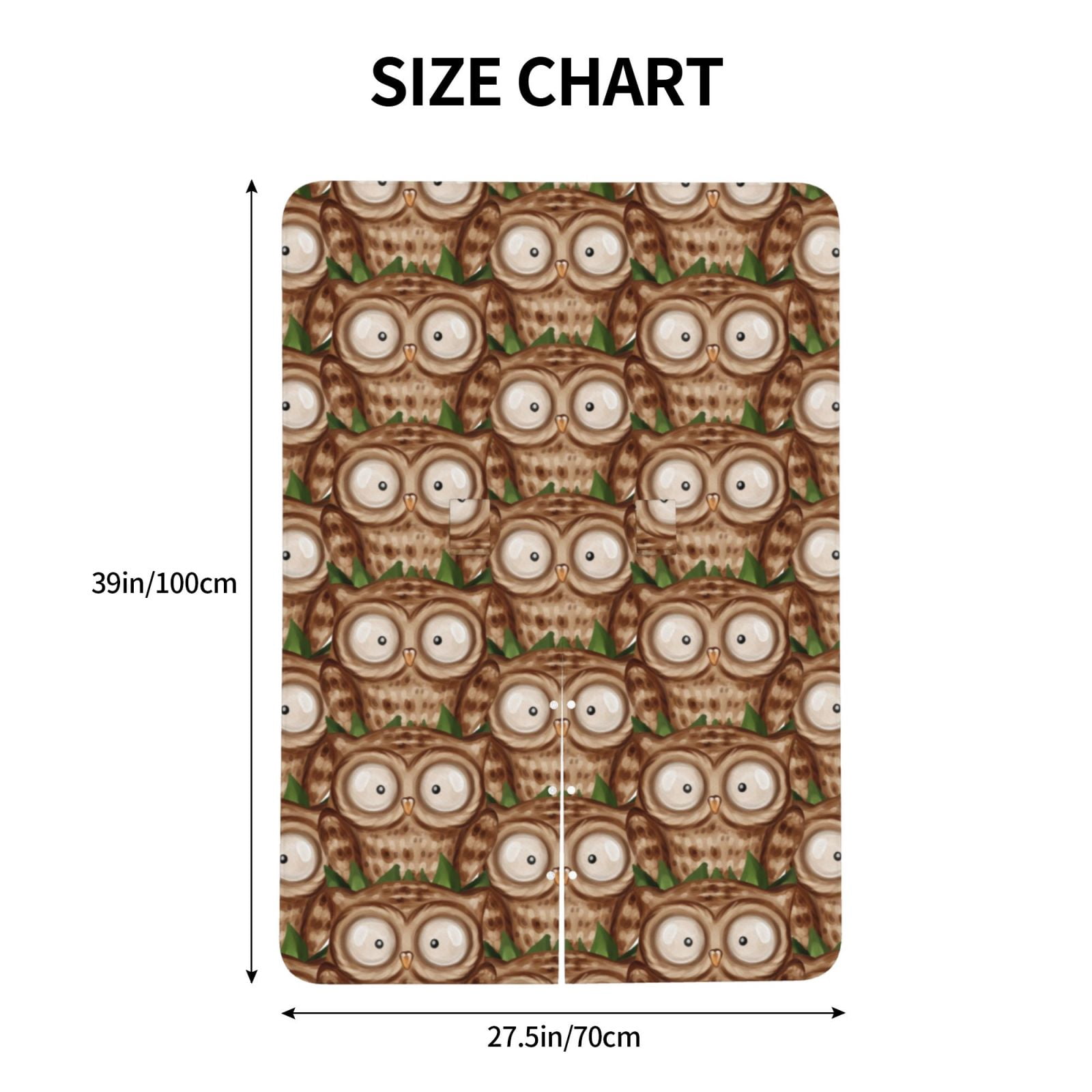 Naloa Beautiful Owl Baby Car Seat Cover, Breathable Baby Carrier Cover, Multiuse Baby Carrier Cover & Nursing Breastfeeding Cover