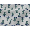 thumbnail image 4 of oneOone Viscose Jersey Fabric Leaves & Floral Block Printed Craft Fabric BTY 60 Inch Wide, 4 of 4