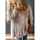 thumbnail image 3 of Jersey tipo cárdigan SHEWIN de punto trenzado de gran tamaño para mujer, 3 of 9