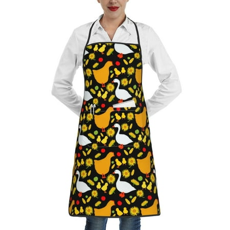 

Sikiie Farm Goose Aprons for Kitchen Cooking Aprons Chef Apron for Men Women Chef