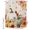 Orange, variant on White Green Pumpkins Fall Shower Curtains for Bathroom, Waterproof Fabric Bath Curtains Decor, Bath Tub Curtain Thanksgiving Floral Leaves Decorative Shower Curtain Sets with 12 Hooks, 72x72 Inch