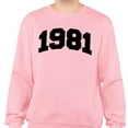 thumbnail image 2 of 1981 College Style Sweatshirt Unisex 2X-Large Pink, 2 of 5