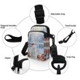thumbnail image 5 of HELLHERO Berry-Dream-Capybara Shoulder Purse for Men, Women Polyester Crossbody Sling Bags with Adjustable Shoulder Strap, 5 of 7