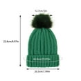 thumbnail image 3 of Transemion Fashionable Accessories Satin Lined Winter Hats One Size Fits All Winter Beanie Yellow, 3 of 6