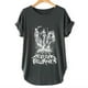 thumbnail image 2 of Mujeres Fahion Cuello redondo Mangas caídas Hombro Camiseta Estampado de calavera Blusa Túnica Tops Fridja  zx1889, 2 of 7