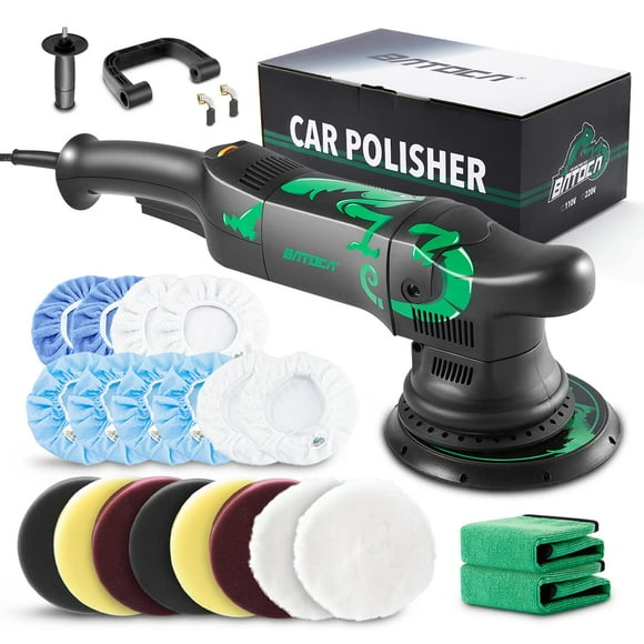 BATOCA Dual Action Polisher, Car Buffers and Polishers, 6 Inches and 700w Random Orbital Polisher, 6 Variable Speed da Polisher with Polishing Pads for Waxing,Buffing,Sanding