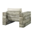 thumbnail image 6 of Lounge Chair Table Set, Sunbrella, Simulated Wood, Light Grey Gray Beige, Modern Contemporary Urban Design, Outdoor Patio Balcony Cafe Bistro Garden Furniture Hotel Hospitality, 6 of 8