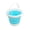 Blue_Base#239, variant on Foldable Art Water Bucket with Brush Holders and Non Slip Base for Acrylic Watercolor Oil Painting Studios
