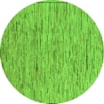thumbnail image 1 of Ahgly Company Indoor Round Abstract Green Modern Area Rugs, 3' Round, 1 of 4
