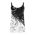 thumbnail image 5 of Mujeres señoras imprimir sin mangas o-cuello pulóver chaleco camisetas sin mangas camisas blusa Fridja qr3282, 5 of 5