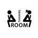 thumbnail image 1 of Adhesivo de 10 * 7 cm - Mural - Inodoro - Lavabo - Baño - WC - Entretenimiento Puerta de baño divertida - Decoración del hogar Letrero de baño pequeño Pegatinas de pared extraíbles TUNC Sencillez, 1 of 5