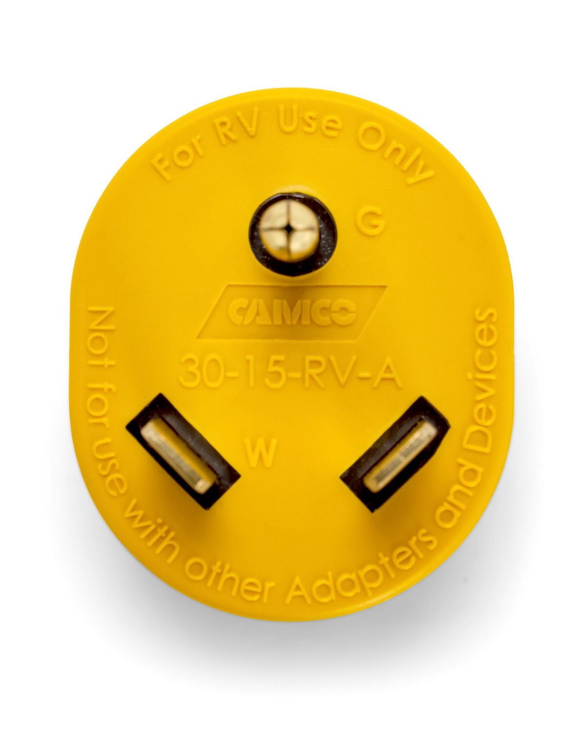 Camco Adaptateur électrique pour caravane - 30AM/15AF (55235) 30 AMPÈRES M/ 15 AMPÈRES F