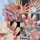 thumbnail image 2 of 24 juegos de uñas falsas con pegamento Uñas largas manicura francesa manicura diseño de uñas extendidas arte de uñas Gao Jiahui unisex, 2 of 2