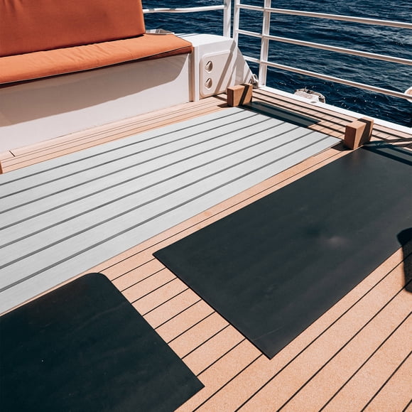 CTIRCHIU Boat Cushions for Deck Anti-skid EVA Gray with Black 1 Roll