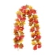 thumbnail image 2 of Halloween Thanksgiving Decorations Artificial Leaf Garland Rattan Hanging Fall Maple Leaf Garland Indoor Home Halloween Christmas Party Wall Mantel Decoration, 2 of 6