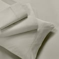 thumbnail image 5 of Superior 4-Piece 600 Thread Count Cotton Blend Deep Pocket Sheet Set, Full, Stone, 5 of 7