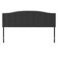 Provence Upholstered Arch Diamond Tufted Headboard, King/California King, Glacier Gray, by Hillsdale Living Essentials