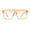 Peach, variant on Girls Child Size Candy Pop Color Flat Top Shield Diva Sunglasses Blue