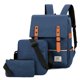 thumbnail image 1 of Mochila para computadora de gran capacidad Bolsa de negocios de moda Juego de bolsa de viaje de ocio al aire libre con puerto USB externo Negro Eccomum Mochila, 1 of 5