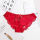 thumbnail image 3 of Calzoncillos de mujer de encaje festoneado Hipster tanga bragas arco ropa interior sexy, 3 of 5