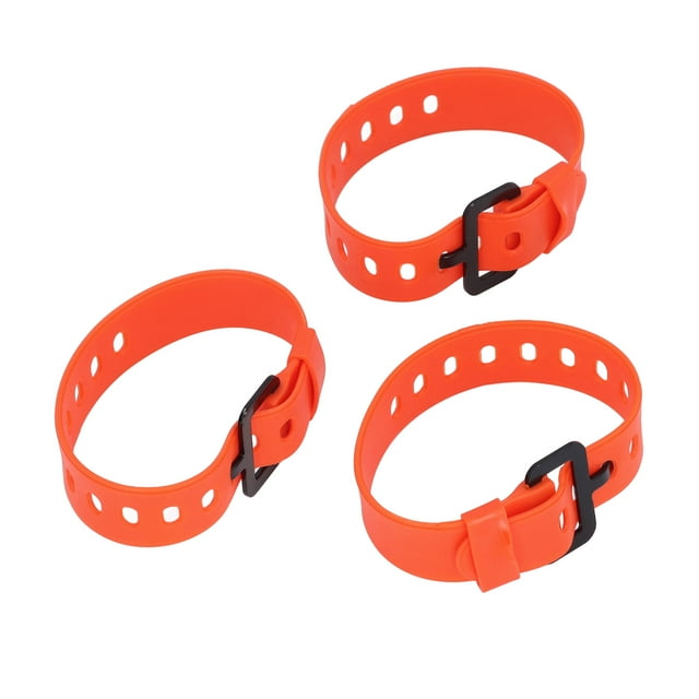 3pcs Utility Straps Rubber Short Type Quick Release for Multi Purpose Tension Organize Cables Skis Field Repair