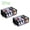 Black-2Pcs, variant on Large Capacity Hat Organizer Cap Holder Black Non Woven Hats Clothes Foldable Storage Hanging Bags Storage Boxes Hangers