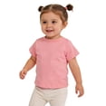 thumbnail image 2 of GiLiling Toddler T Shirts Cotton Summer Basic T Shirts Boys Girls Tee Undershirt Short Sleeve Crew Neck Shirt (Pink, 9-12 Months), 2 of 5