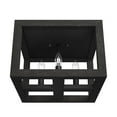 thumbnail image 5 of Hunter - Squire Manor 4-light Matte Black, Medium Size Flush Mount Light, Dimmable, Modern Style, for Bedrooms, Dining, Living Rooms - 19088, 5 of 7