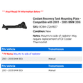 thumbnail image 2 of Coolant Recovery Tank Mounting Plate - Compatible with 2001 - 2005 BMW 330i 2002 2003 2004, 2 of 2
