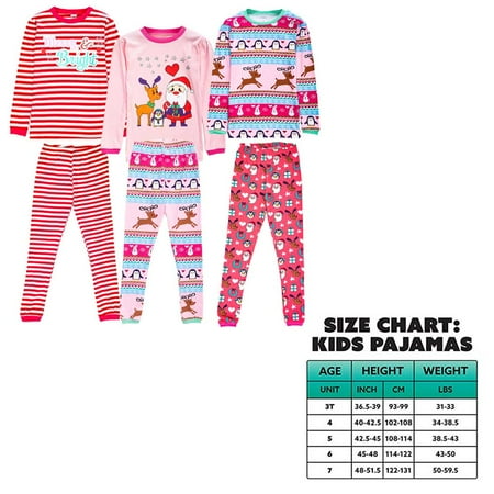 

Joyin Boys Christmas Pajamas 3 Sets Assorted Child Size 4Y