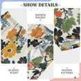 thumbnail image 6 of FORMRS Kids Pajama Pants with Pockets Size 11-12Y Boys Lounge Sleep Bottoms, Black Flowers Pattern, 6 of 8