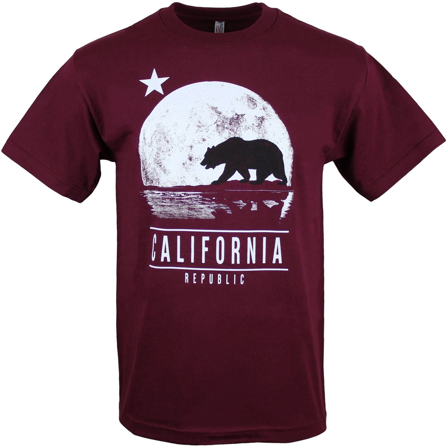 Shirtbanc Los Angeles Letters Mens Shirt California Love Tee (La x Mex Flag, 3XL)