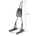 thumbnail image 4 of Motorcycle Backrest Sissy Bar For Harley-Davidson Street Bob FXDB Super Glide Custom FXDC 2011-2015, 4 of 7