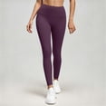 thumbnail image 5 of Cmfcve Plus Size Yoga Leggings for Women Stretch High Waist Yoga Pants Fashion Tummy Control Workout Leggings, 5 of 7