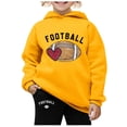thumbnail image 2 of Likimi Toddler Boys Hoodie Set Print Long Sleeve Pullover Clothing Set Loose Casual Soft Fall Winter Outfits Set Size 4-5 Years Yellow, 2 of 4