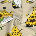 thumbnail image 6 of Kll Gnomes Bees And Sunflowers Print Women'S Sarong Coverups Short Bathing Suit Wrap Skirt Beach Wrap Swimsuit Cover Ups, 6 of 7