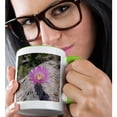 thumbnail image 2 of 3drose, Lace Cactus Succulent Flower, Texas - Na02 Rnu0174 - Rolf Nussbaumer, 15oz Two-tone Green Mug, 2 of 6
