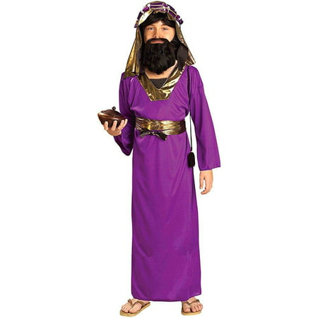 Forum Novelties Biblical Times Purple Wiseman Child Costume, Medium
