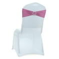 thumbnail image 6 of MDS Pack of 100 Spandex Chair Sashes Bow Ties With Buckle for Wedding - Dusty Pink, 6 of 8