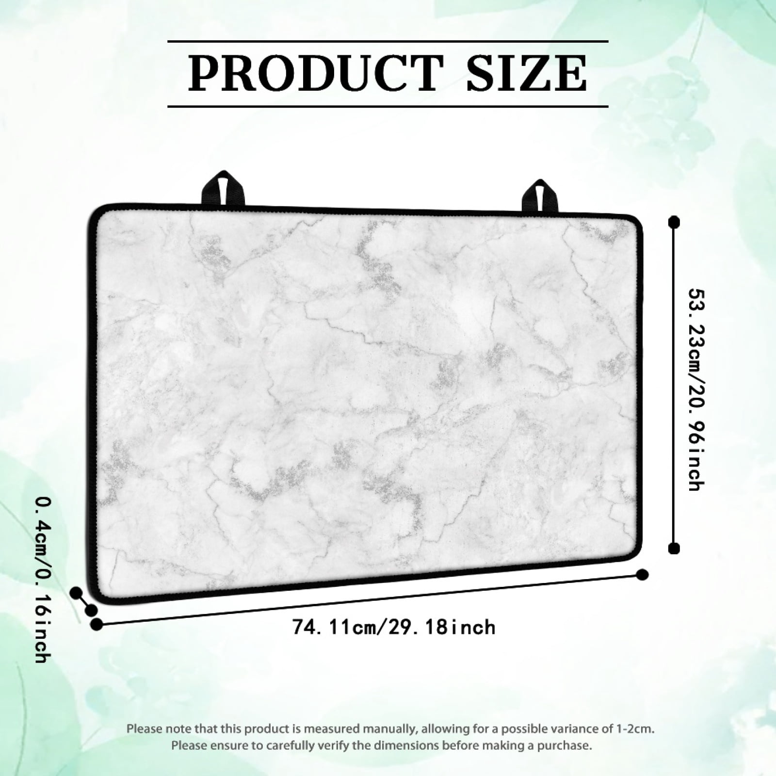 Renewold Electric Stove Top Cover for Stove Top, Induction Electric Stove Protector Non-slip Glass Cooktop Cover Range Cover Multipurpose Flat Top Stove Mat, White Marble