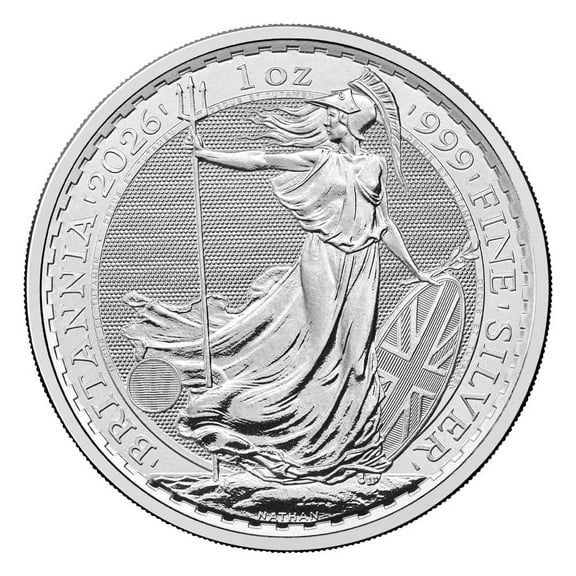 2026 U.K. 2 Pound Silver Britannia .999 1 oz Brilliant Uncirculated