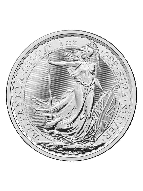2026 U.K. 2 Pound Silver Britannia .999 1 oz Brilliant Uncirculated