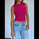thumbnail image 4 of Camisetas Sin Mangas de Verano para Mujer, Color Rojo, Talla XL, 4 of 8