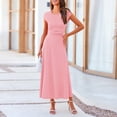 thumbnail image 7 of IWEMEK Women Two Piece Summer Outfits Cute Pink Ruched Knit Crop Top Going Out Leisure Party Skirts Ladies Sets, 7 of 7