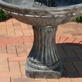 thumbnail image 6 of Sunnydaze Classic Designer Traditional Polystone 3-Tier Outdoor Water Fountain - Dark Brown, 6 of 12