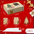 thumbnail image 2 of Molumo 12 Packs Christmas Cookie Boxes with Window, Bakery Treat Boxes Gift Baking Box Christmas Kraft Gift Boxes with Ribbons and DIY Gift Tags for Gift Giving, Pastry, Candy, Party Favors (Small), 2 of 7