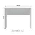 thumbnail image 3 of Mesa Auxiliar de Cocina Madesa 115cm Blanco, 3 of 5