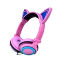 thumbnail image 5 of TechComm K7 LED Headphones with Pointy Cat Ears and Spare Battery, 5 of 9